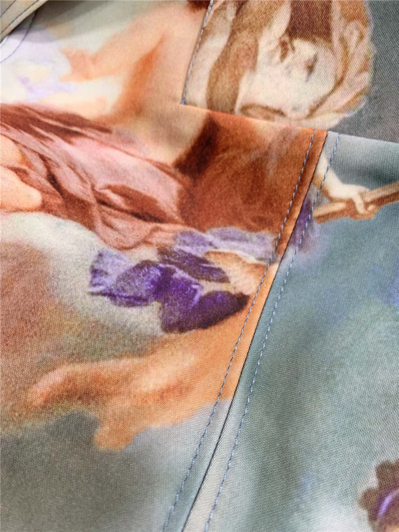 Balmain oil painting series waistcoat top replica designer clothes