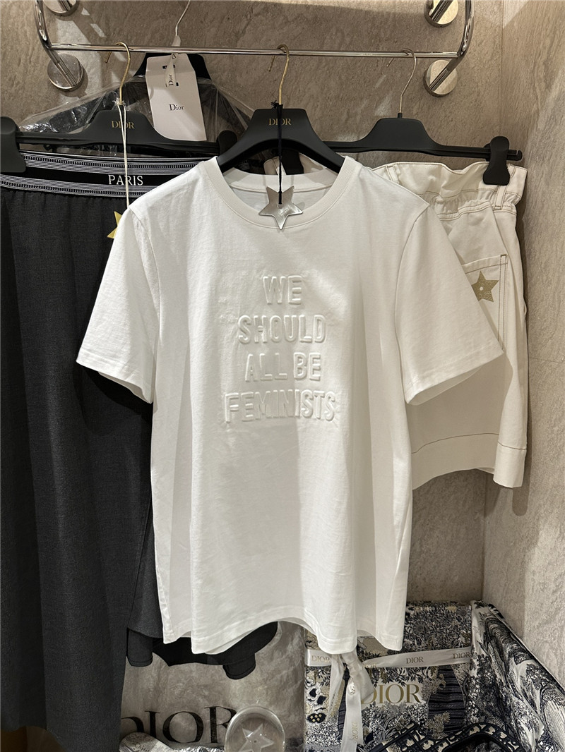 dior three-dimensional letter T-shirt replica d&g clothing