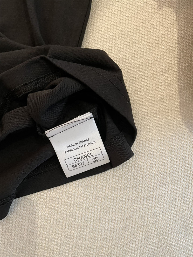 Ch**el new round neck short sleeve replica clothing