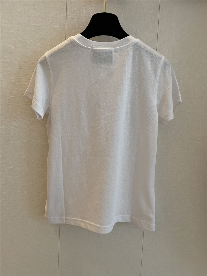 Ch**el new round neck short sleeve replica clothing