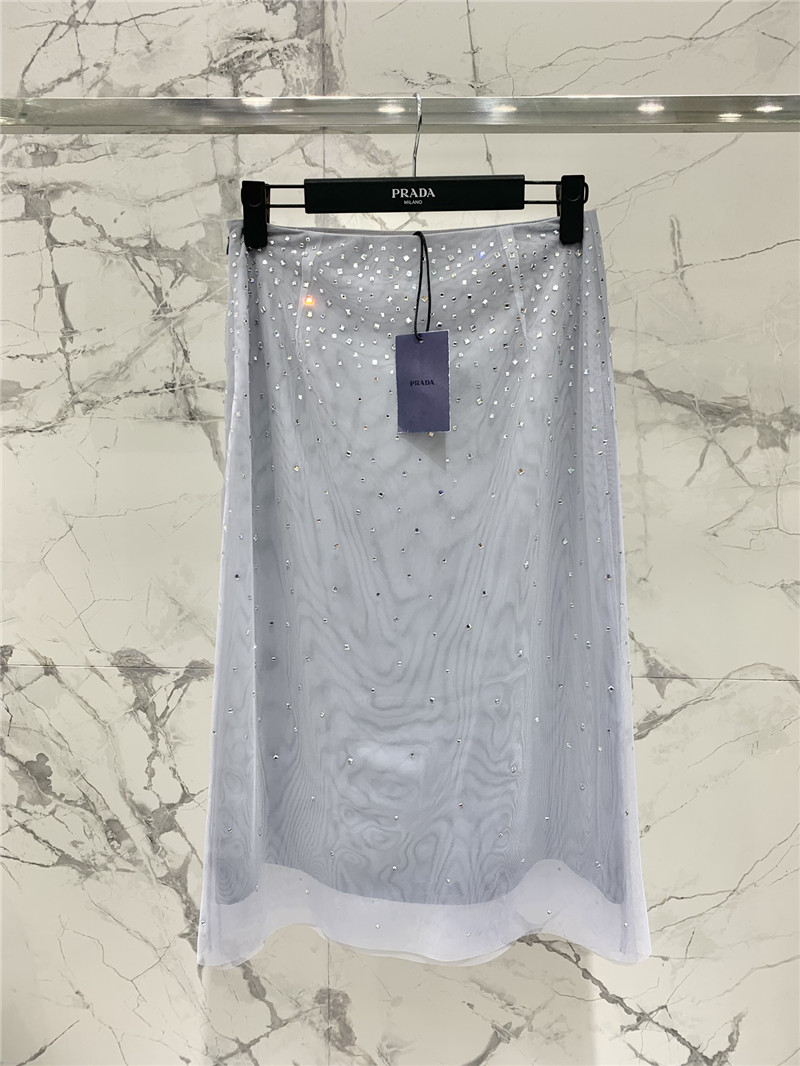 prada mesh rhinestone skirt replica d&g clothing