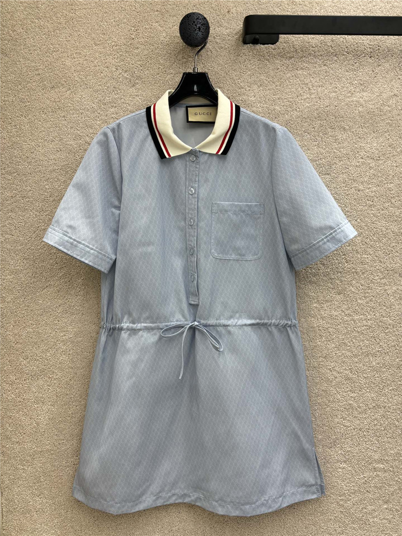 Gucci lettering print shirt dress replica designer clothes