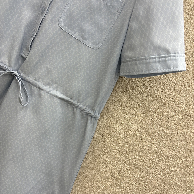 Gvc*1 lettering print shirt dress replica designer clothes