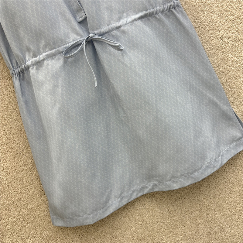 Gvc*1 lettering print shirt dress replica designer clothes