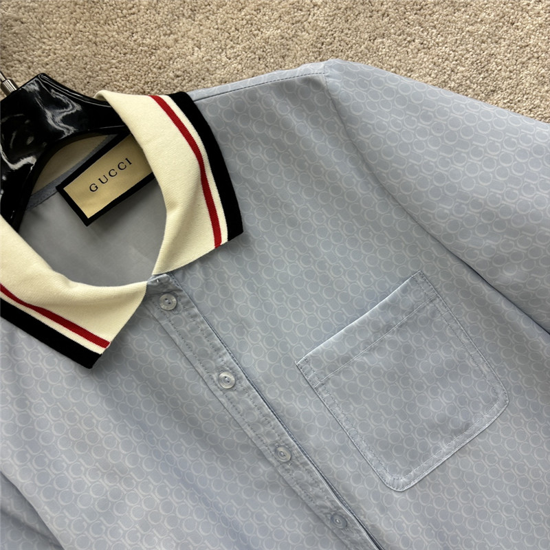 Gvc*1 lettering print shirt dress replica designer clothes