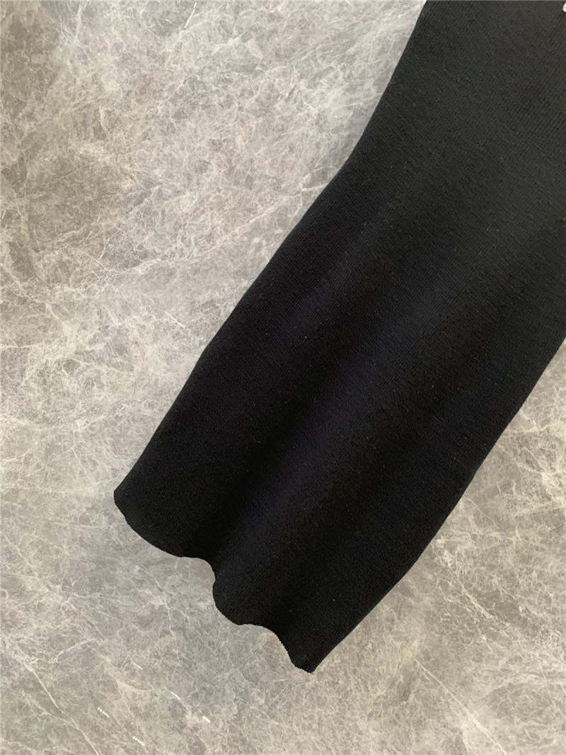 miumiu tassel rhinestone collar knitted vest dress replica clothes