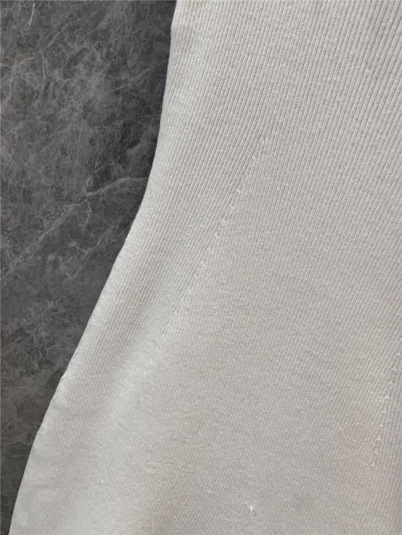 M1um1u tassel rhinestone collar knitted vest dress replica clothes