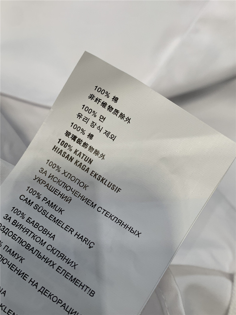 M1um1u preppy style white shirt replica d&g clothing