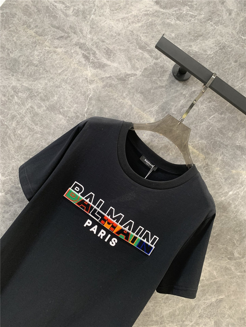 Balmain short-sleeved crew neck T-shirt replica clothing sites