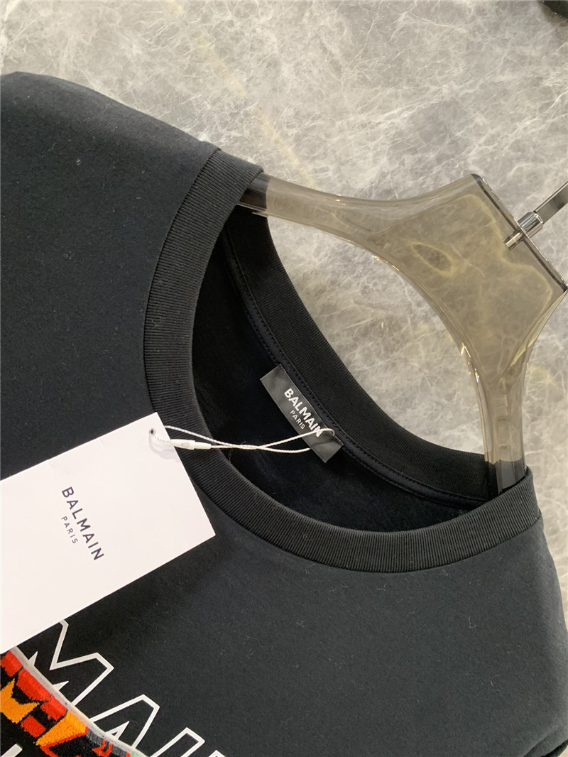 Balmain short-sleeved crew neck T-shirt replica clothing sites