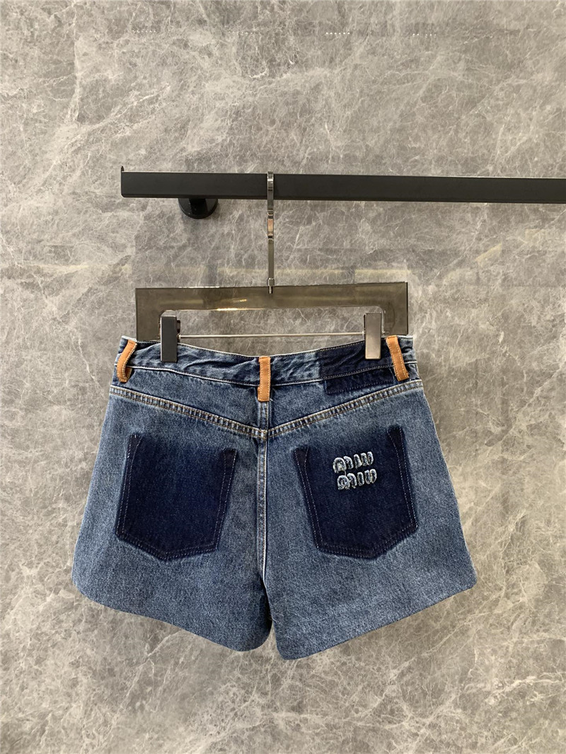 M1um1u fashionable personalized denim shorts replicas clothes