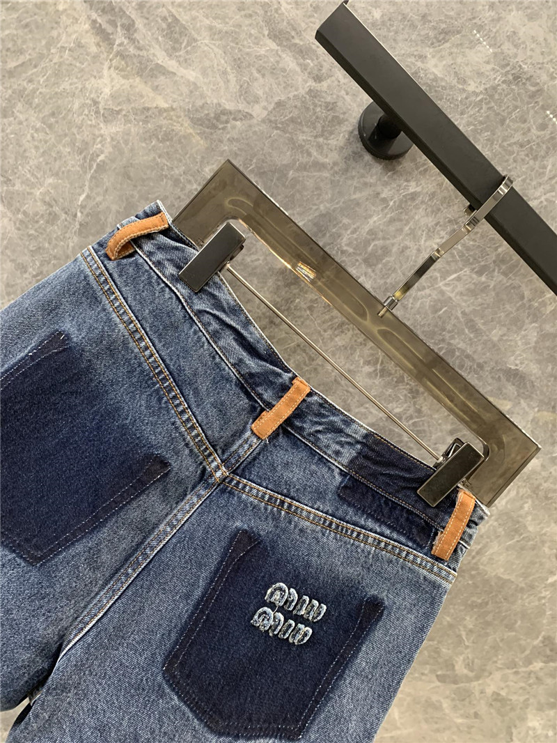 M1um1u fashionable personalized denim shorts replicas clothes