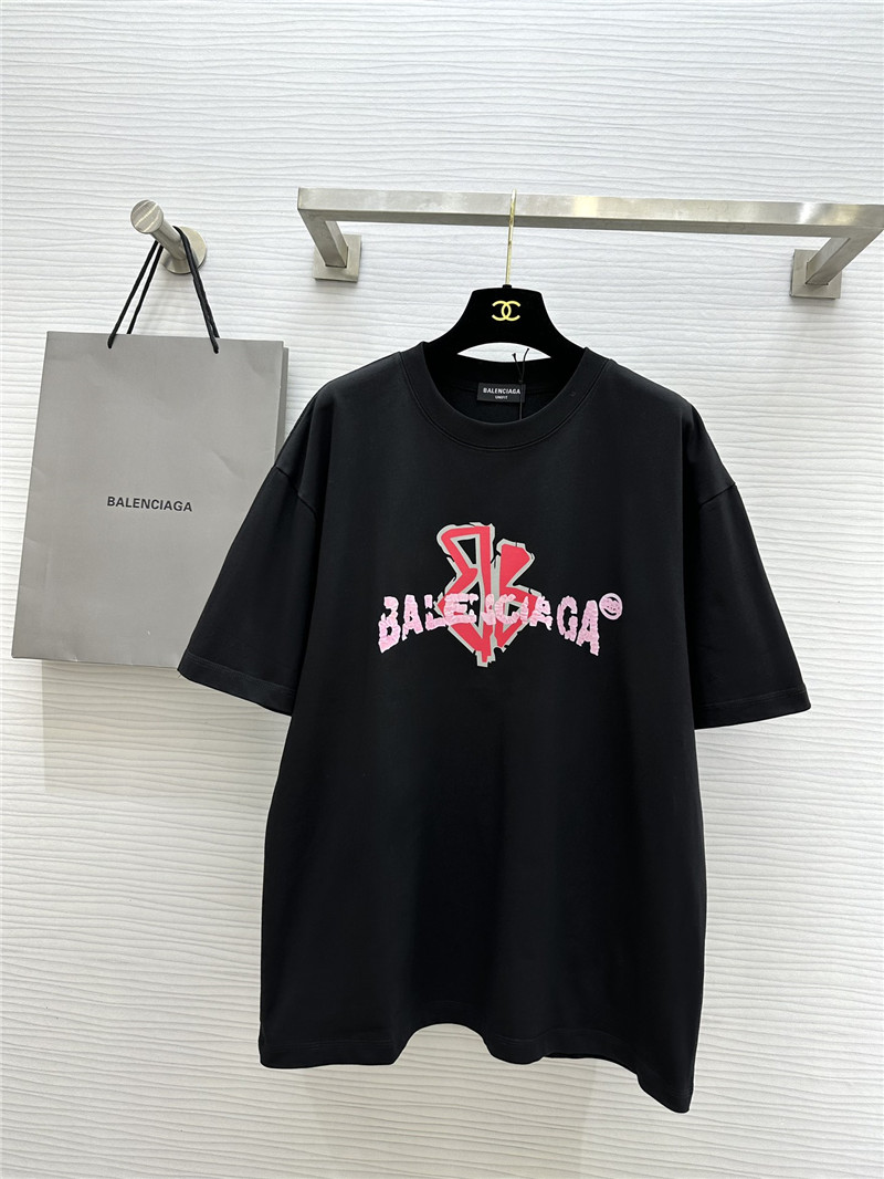 Balenciaga printed short-sleeved T-shirt replica clothes