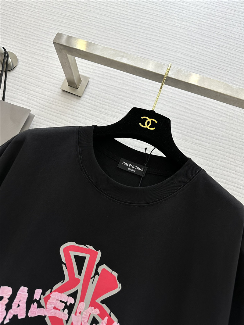 Ba1en*iaga printed short-sleeved t-shirt replica clothes