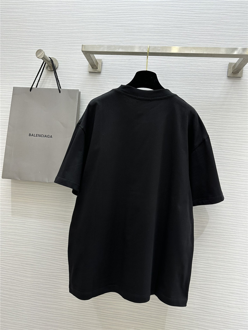 Ba1en*iaga printed short-sleeved t-shirt replica clothes