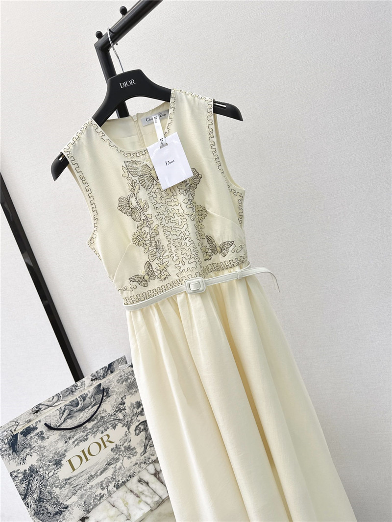 D10r butterfly embroidered dress replica d&g clothing