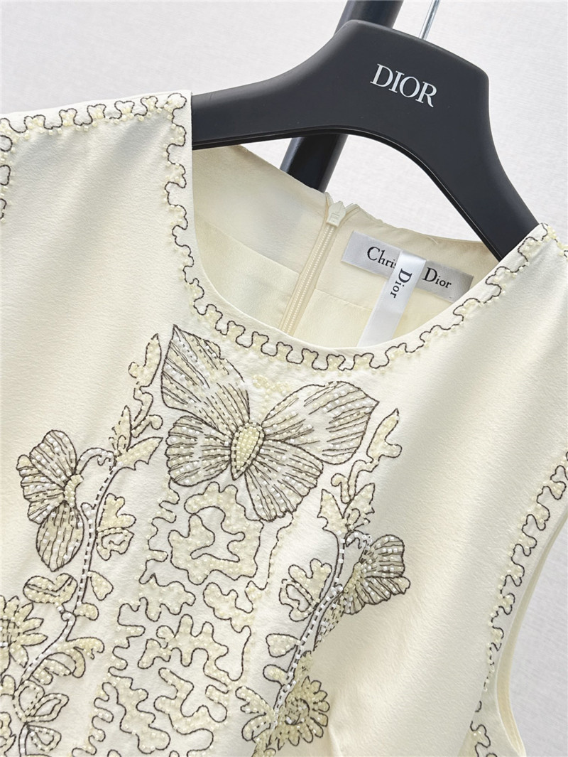 D10r butterfly embroidered dress replica d&g clothing