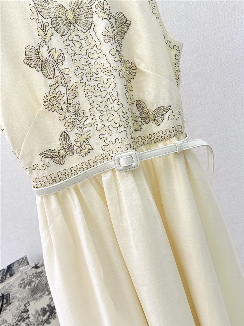 D10r butterfly embroidered dress replica d&g clothing