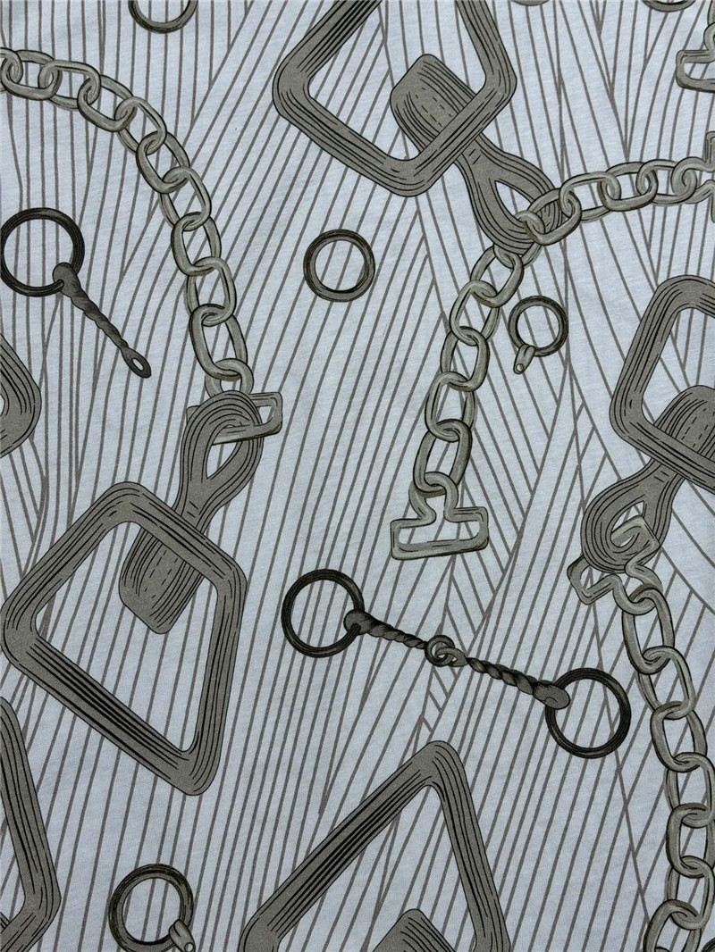 H**me5 white nature effet kaleidoscope micro t shirt