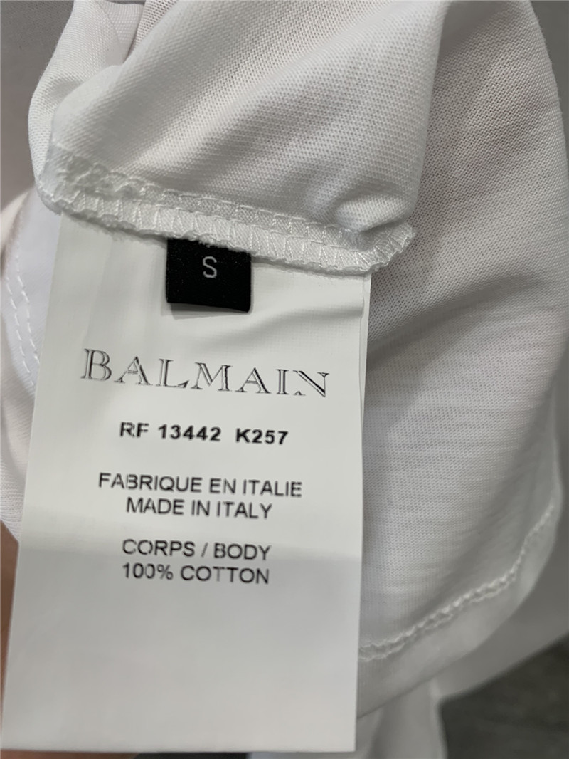 Balmain Flamingo print loose short-sleeved T-shirt replica clothes