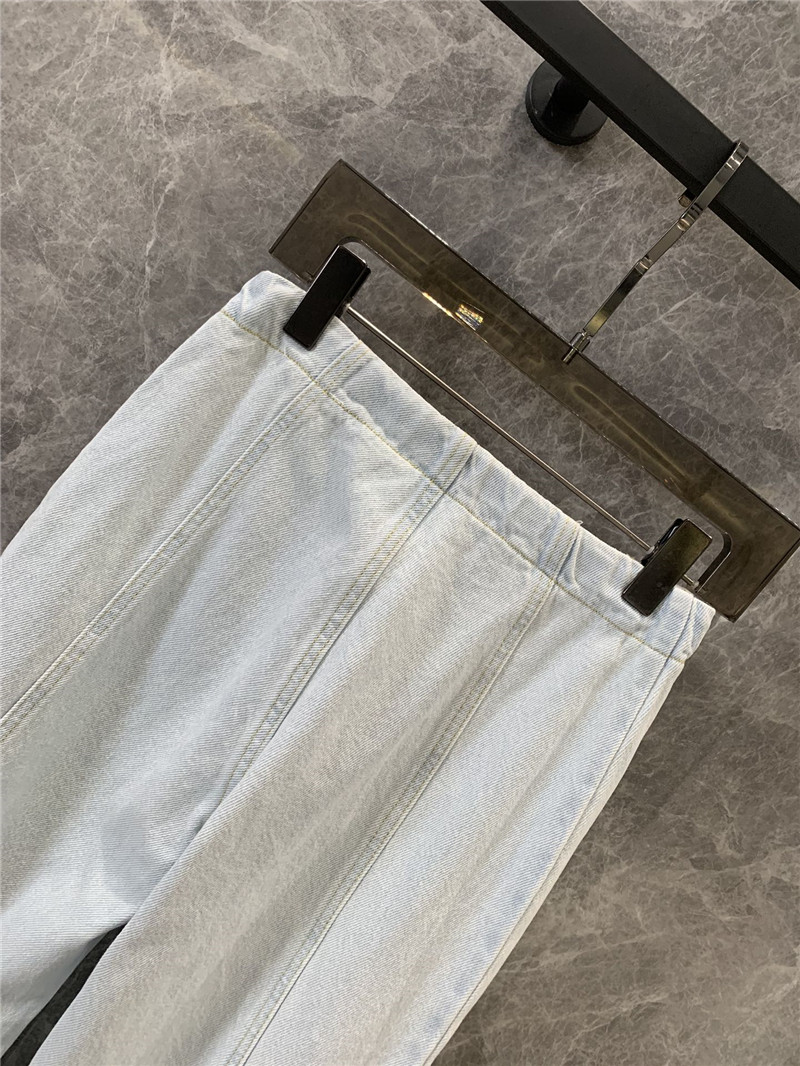 D10r three breasted denim trousers replica clothing
