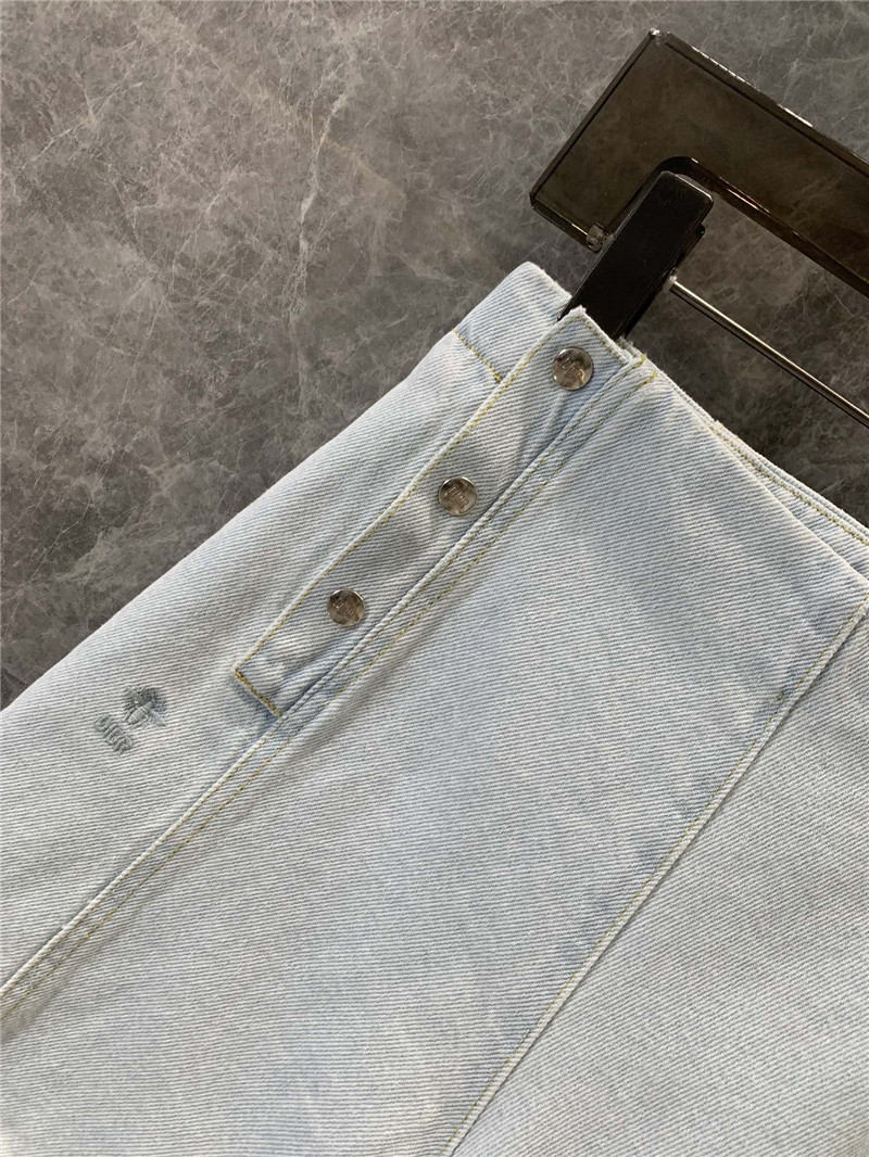 D10r double breasted denim shorts replica d&g clothing