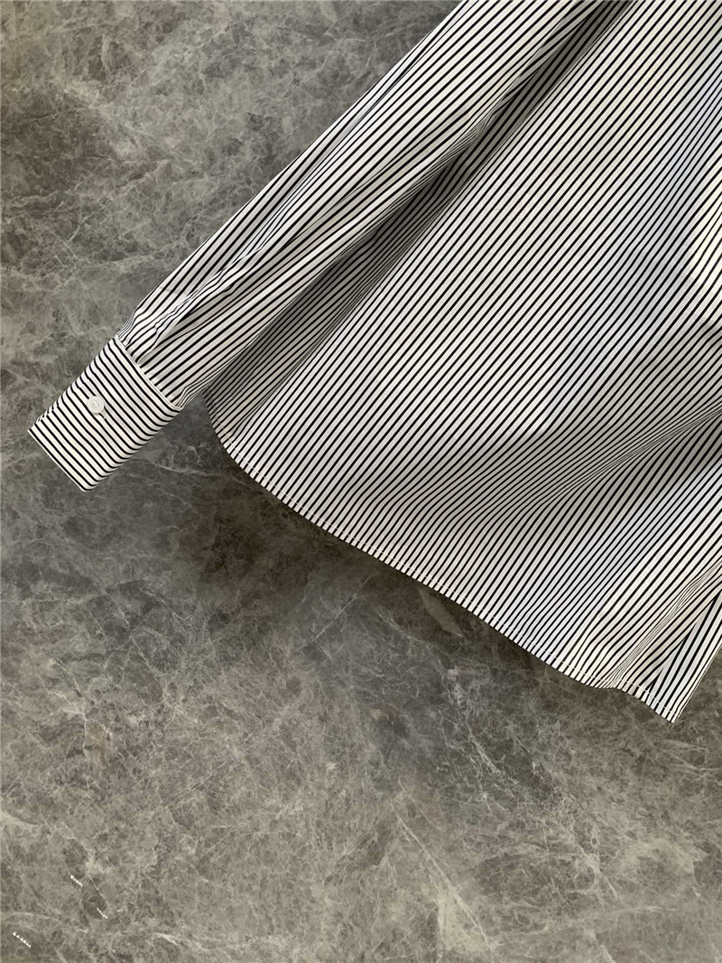 Y51 striped one-shoulder off-shoulder irregular shirt replica clothes