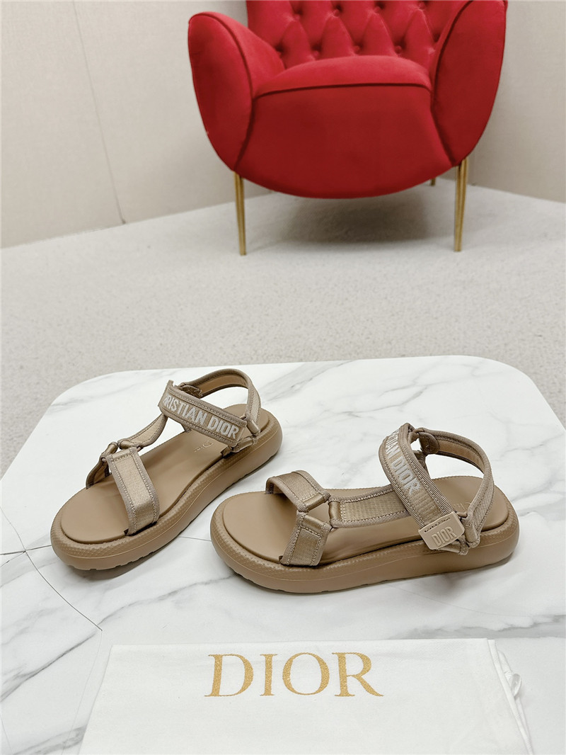 Dior Women’s Beige D-Wave Sandals