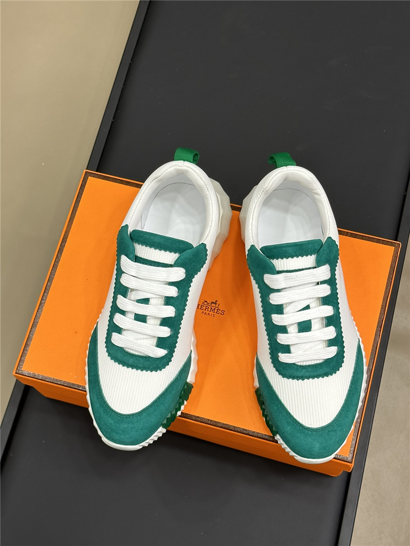 H**me5 green bouncing sneakers