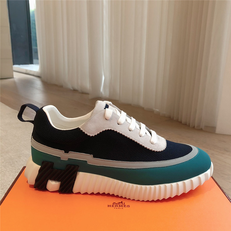 H**me5 tan leather bouncing sneakers sale