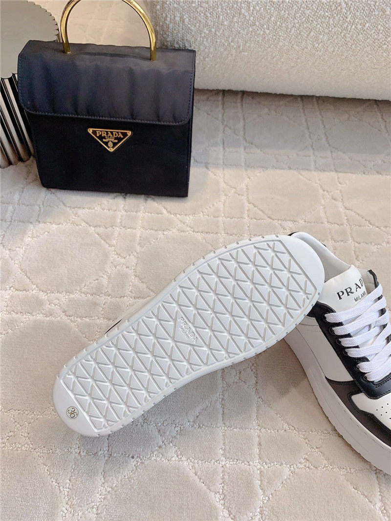 Pra*a triangle-logo lace-up sneakers