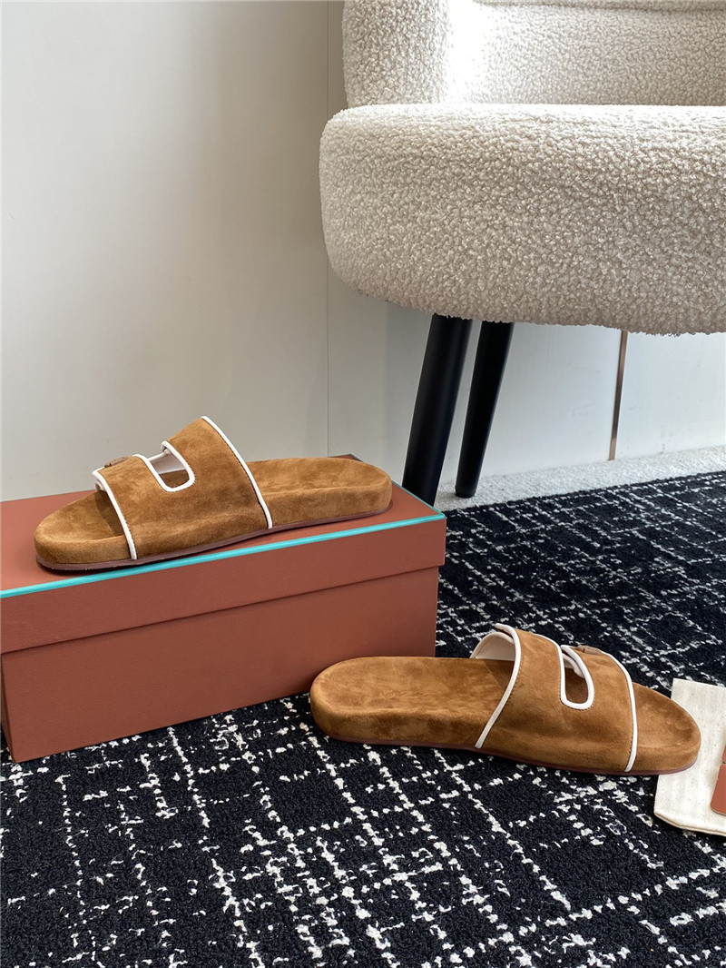 L0r0 P1ana waikiki brown velcro strap sandals