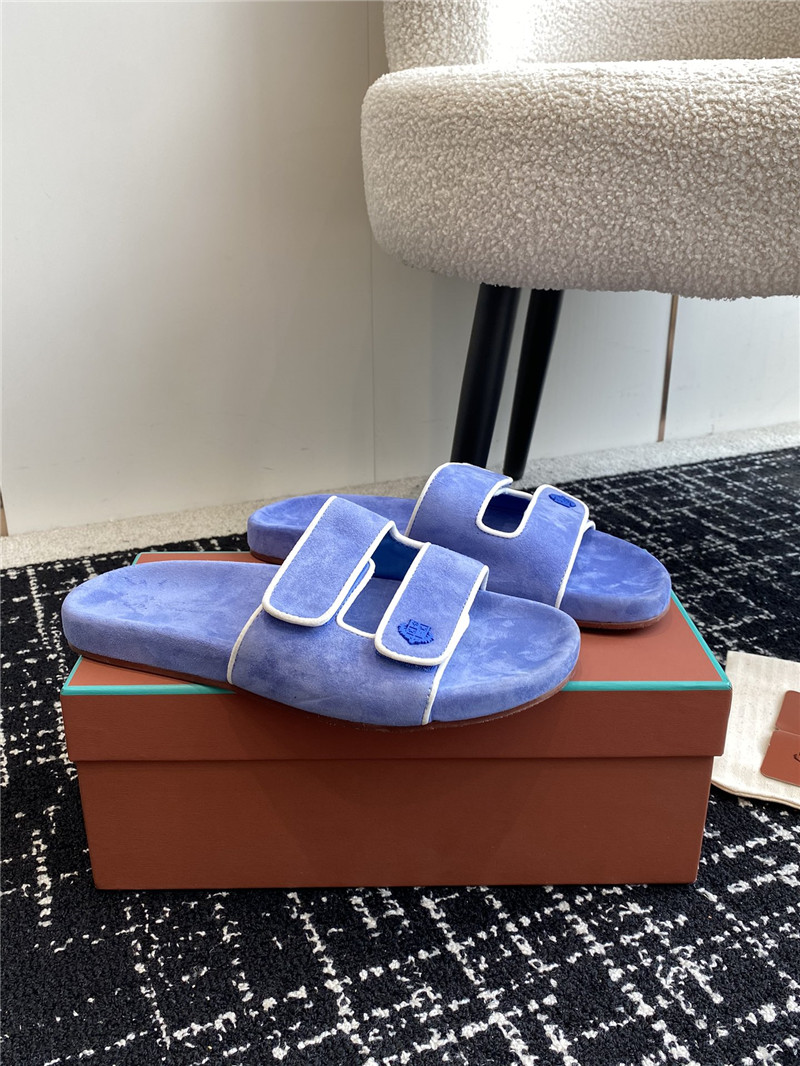 Loro Piana Waikiki Velcro Strap Sandals for Women