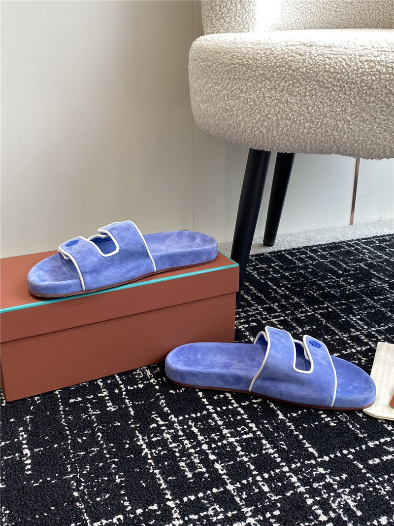 Loro Piana Waikiki Velcro Strap Sandals for Women