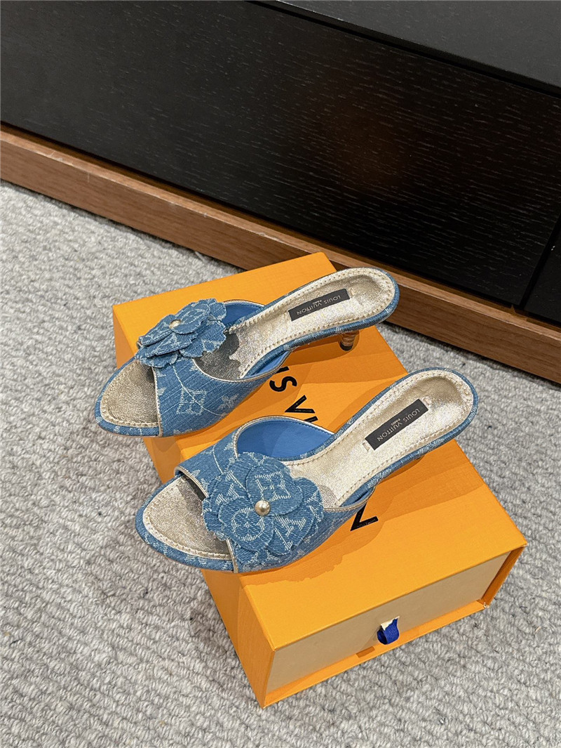 l0vis Vvtt0n denim kitten heels