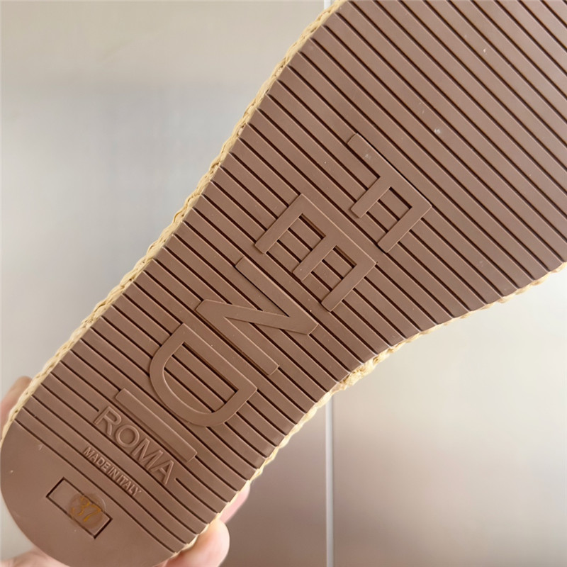 Fendi Sunshine Platform Sandals