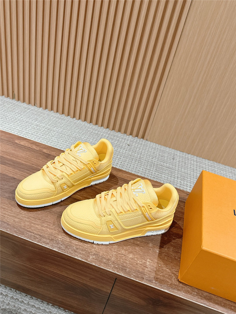 Louis Vuitton LV Women Trainer Sneakers  Yellow