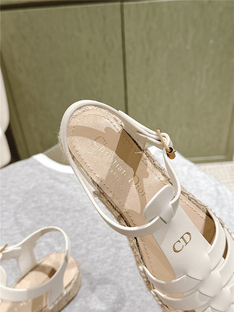 D10r cd espadrille wedge sandals