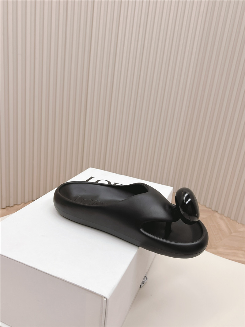 Loewe Bubble Thong Slide Women in Black
