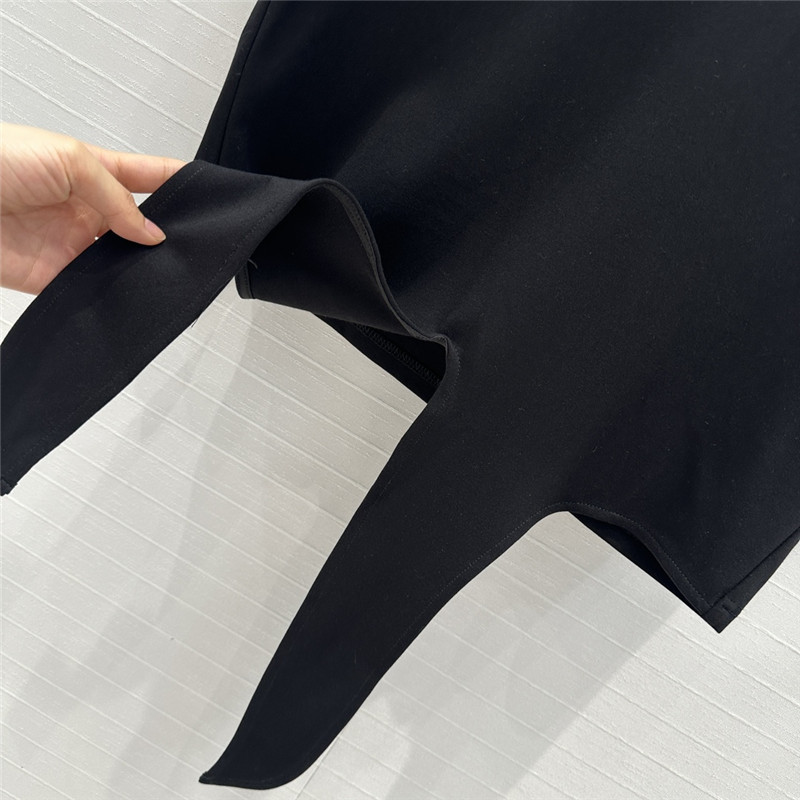 M1um1u strappy short top + big flared skirt replica clothing