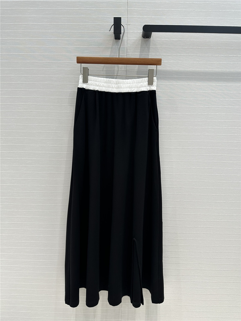 M1um1u strappy short top + big flared skirt replica clothing