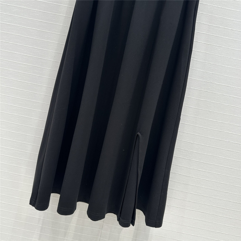 M1um1u strappy short top + big flared skirt replica clothing