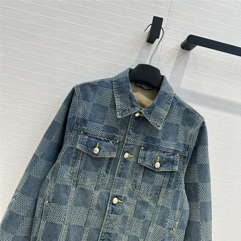 louis vuitton LV jacket denim coat replica clothing sites