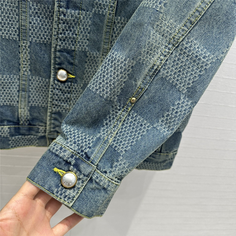 louis vuitton LV jacket denim coat replica clothing sites