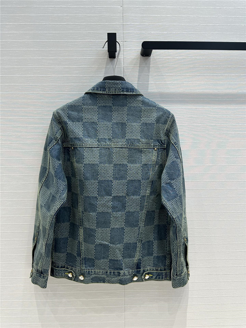 louis vuitton LV jacket denim coat replica clothing sites
