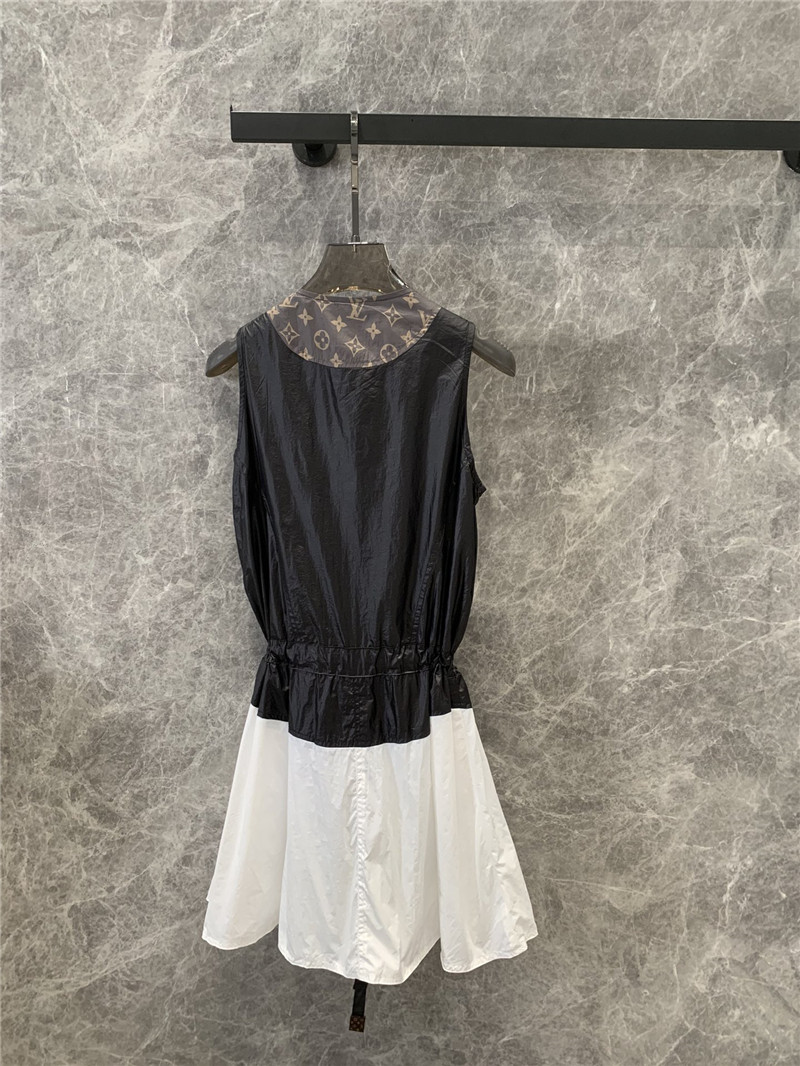 louis vuitton LV pocket colorblock sleeveless dress replica clothes