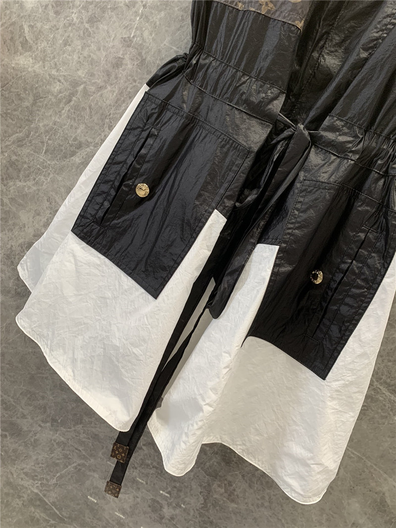 louis vuitton LV pocket colorblock sleeveless dress replica clothes