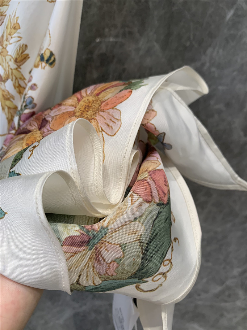 D10r silk printed halter neck vest replica clothes