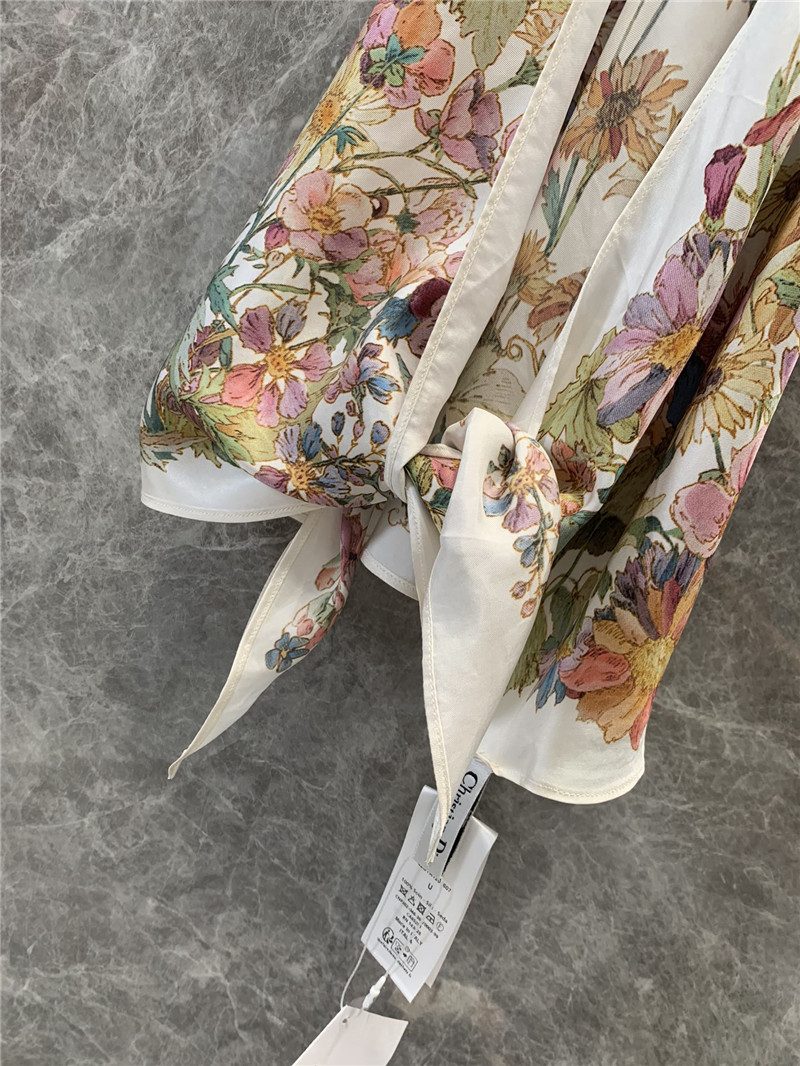 D10r silk printed halter neck vest replica clothes