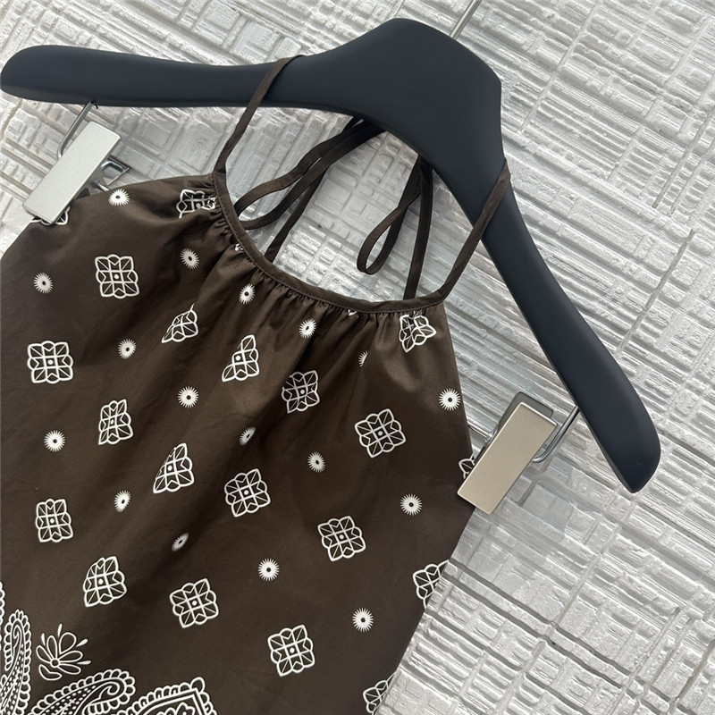 M1um1u backless camisole + miniskirt set replica clothing sites